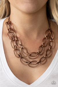 Status Quo - Copper-Jewelry-Just Because Jewels, Paparazzi Accessories-Just Because Jewels