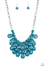 Load image into Gallery viewer, Sorry To Burst Your Bubble - Blue-Jewelry-Just Because Jewels, Paparazzi Accessories-Just Because Jewels