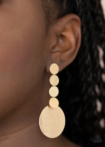 Idolized Illumination - Gold-Jewelry-Just Because Jewels, Paparazzi Accessories-Just Because Jewels