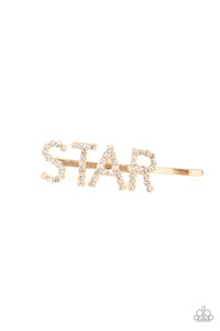 Star In Your Own Show - Gold-Jewelry-Just Because Jewels, Paparazzi Accessories-Just Because Jewels