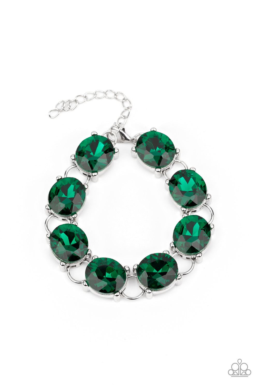 Mind Your Manners - Green-Jewelry-Just Because Jewels, Paparazzi Accessories-Just Because Jewels