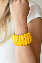 Load image into Gallery viewer, Colorfully Congo - Yellow-Jewelry-Just Because Jewels, Paparazzi Accessories-Just Because Jewels