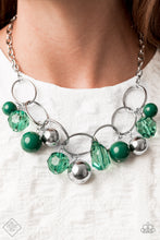 Load image into Gallery viewer, Cosmic Getaway - Green-Jewelry-Just Because Jewels, Paparazzi Accessories-Just Because Jewels