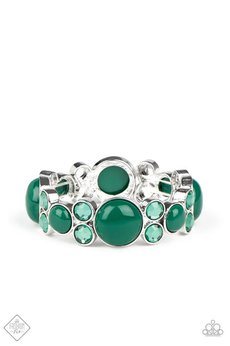 Celestial Escape - Green-Jewelry-Just Because Jewels, Paparazzi Accessories-Just Because Jewels