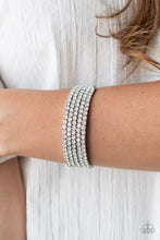 Load image into Gallery viewer, The GLOW-Digger - White-Jewelry-Just Because Jewels, Paparazzi Accessories-Just Because Jewels