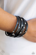 Load image into Gallery viewer, Fearlessly Layered - Black-Jewelry-Just Because Jewels, Paparazzi Accessories-Just Because Jewels