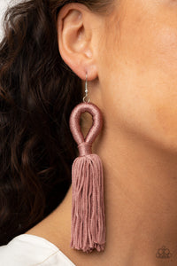 Tassels and Tiaras - Pink-Jewelry-Just Because Jewels, Paparazzi Accessories-Just Because Jewels