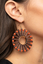 Load image into Gallery viewer, Solar Flare - Orange-Jewelry-Just Because Jewels, Paparazzi Accessories-Just Because Jewels