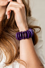 Load image into Gallery viewer, Tropical Tiki Bar - Purple-Jewelry-Just Because Jewels, Paparazzi Accessories-Just Because Jewels