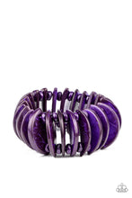 Load image into Gallery viewer, Tropical Tiki Bar - Purple-Jewelry-Just Because Jewels, Paparazzi Accessories-Just Because Jewels