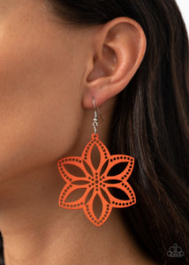 Bahama Blossoms - Orange-Jewelry-Just Because Jewels, Paparazzi Accessories-Just Because Jewels