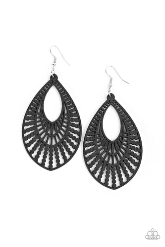 Bermuda Breeze - Black-Jewelry-Just Because Jewels, Paparazzi Accessories-Just Because Jewels