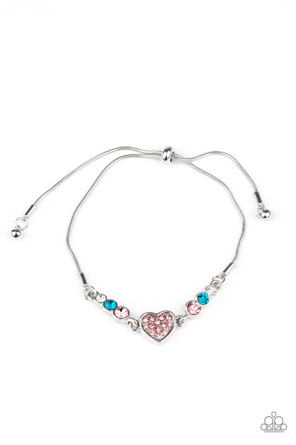 Big-Hearted Beam - Multi-Jewelry-Just Because Jewels, Paparazzi Accessories-Just Because Jewels