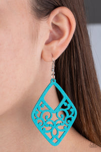 VINE For The Taking - Blue-Jewelry-Just Because Jewels, Paparazzi Accessories-Just Because Jewels