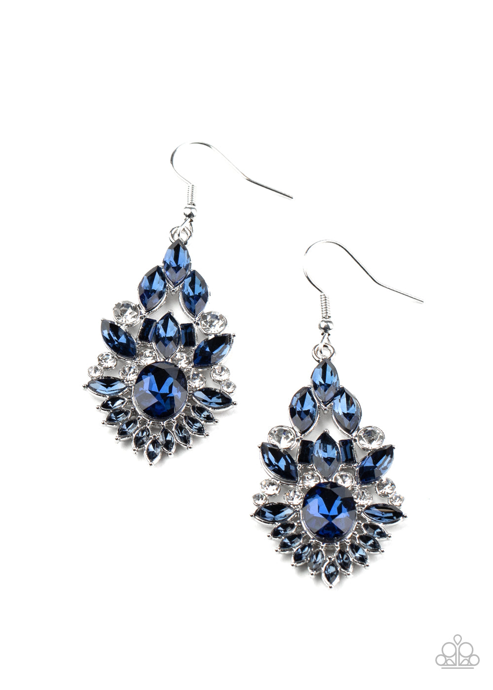 Ice Castle Couture - Blue-Jewelry-Just Because Jewels, Paparazzi Accessories-Just Because Jewels