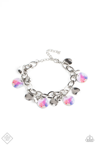 Teasingly Tie Dye - Multi-Jewelry-Just Because Jewels, Paparazzi Accessories-Just Because Jewels