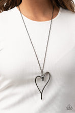 Load image into Gallery viewer, HEARTS So Good - Black-Jewelry-Just Because Jewels, Paparazzi Accessories-Just Because Jewels