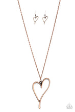 Load image into Gallery viewer, HEARTS So Good - Copper-Jewelry-Just Because Jewels, Paparazzi Accessories-Just Because Jewels