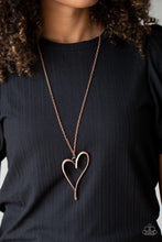 Load image into Gallery viewer, HEARTS So Good - Copper-Jewelry-Just Because Jewels, Paparazzi Accessories-Just Because Jewels