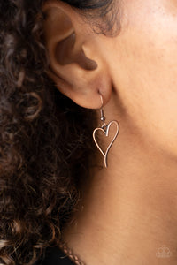 HEARTS So Good - Copper-Jewelry-Just Because Jewels, Paparazzi Accessories-Just Because Jewels