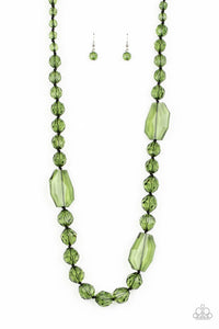 Malibu Masterpiece - Green-Jewelry-Just Because Jewels, Paparazzi Accessories-Just Because Jewels