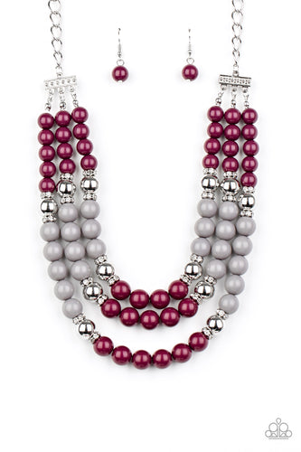 BEAD Your Own Drum - Purple-Jewelry-Just Because Jewels, Paparazzi Accessories-Just Because Jewels