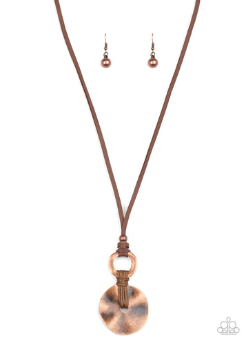 Paparazzi Rural Recruit - Copper Necklace