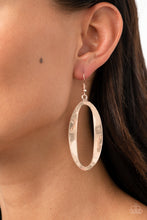 Load image into Gallery viewer, OVAL My Head - Rose Gold-Jewelry-Just Because Jewels, Paparazzi Accessories-Just Because Jewels