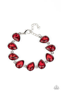 Free Rein - Red-Jewelry-Just Because Jewels, Paparazzi Accessories-Just Because Jewels