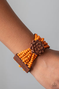 Tropical Sanctuary - Orange-Jewelry-Just Because Jewels, Paparazzi Accessories-Just Because Jewels