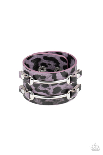 Safari Scene - Purple-Jewelry-Just Because Jewels, Paparazzi Accessories-Just Because Jewels