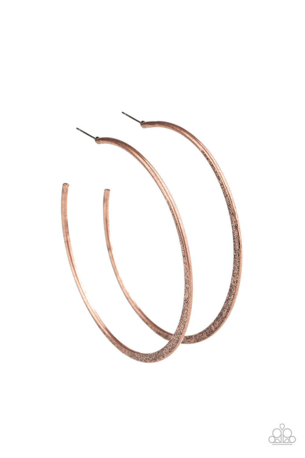 Flat Spin - Copper-Jewelry-Just Because Jewels, Paparazzi Accessories-Just Because Jewels