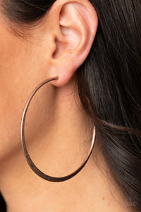 Flat Spin - Copper-Jewelry-Just Because Jewels, Paparazzi Accessories-Just Because Jewels