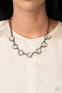 Star Quality Sparkle - Black-Jewelry-Just Because Jewels, Paparazzi Accessories-Just Because Jewels