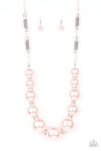 Pearly Prosperity - Pink-Jewelry-Just Because Jewels, Paparazzi Accessories-Just Because Jewels