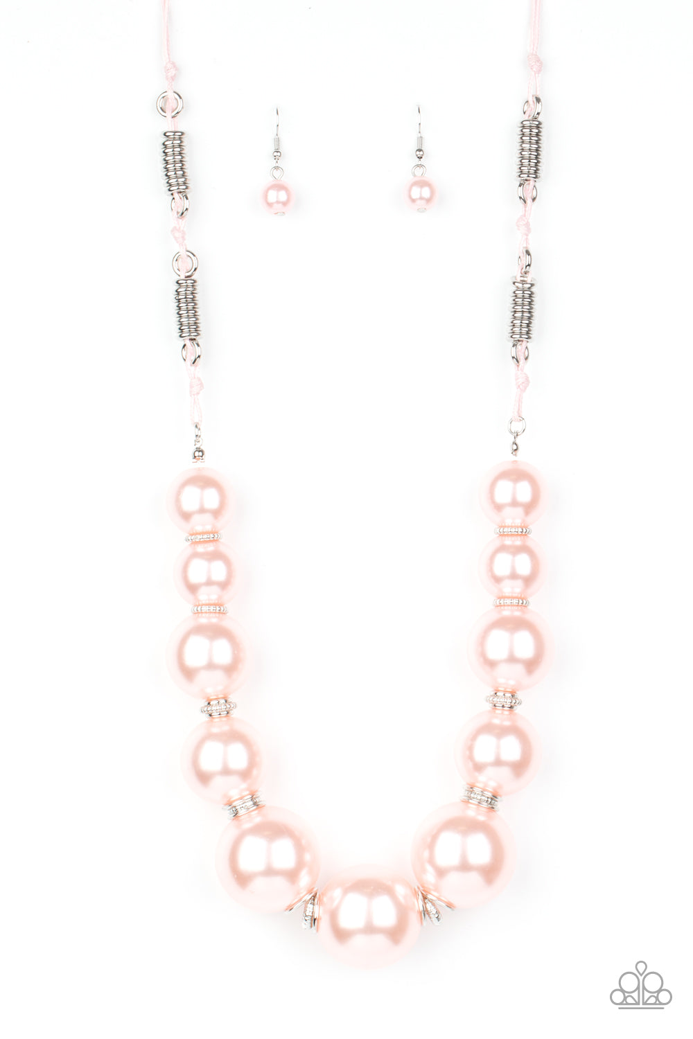 Pearly Prosperity - Pink-Jewelry-Just Because Jewels, Paparazzi Accessories-Just Because Jewels