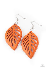 Load image into Gallery viewer, LEAF Em Hanging - Orange-Jewelry-Just Because Jewels, Paparazzi Accessories-Just Because Jewels