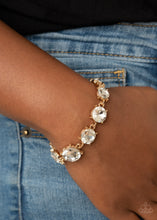 Load image into Gallery viewer, Cant Believe My ICE - Gold-Jewelry-Just Because Jewels, Paparazzi Accessories-Just Because Jewels