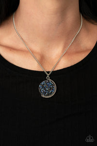 My Moon and Stars - Blue-Jewelry-Just Because Jewels, Paparazzi Accessories-Just Because Jewels