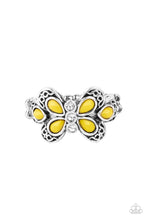 Load image into Gallery viewer, Boho Butterfly - Yellow-Jewelry-Just Because Jewels, Paparazzi Accessories-Just Because Jewels