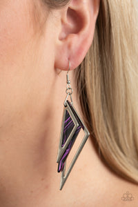 Evolutionary Edge - Purple-Jewelry-Just Because Jewels, Paparazzi Accessories-Just Because Jewels