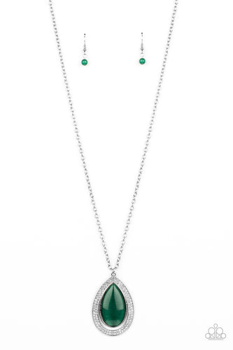 You Dropped This - Green-Jewelry-Just Because Jewels, Paparazzi Accessories-Just Because Jewels