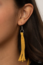 Load image into Gallery viewer, Look At MACRAME Now - Yellow-Jewelry-Just Because Jewels, Paparazzi Accessories-Just Because Jewels