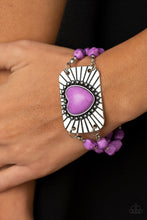 Load image into Gallery viewer, Sandstone Sweetheart - Purple-Jewelry-Just Because Jewels, Paparazzi Accessories-Just Because Jewels