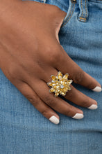 Load image into Gallery viewer, Am I GLEAMing? - Yellow-Jewelry-Just Because Jewels, Paparazzi Accessories-Just Because Jewels