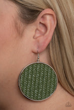 Load image into Gallery viewer, Wonderfully Woven - Green-Jewelry-Just Because Jewels, Paparazzi Accessories-Just Because Jewels