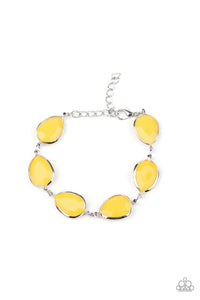 REIGNy Days - Yellow-Jewelry-Just Because Jewels, Paparazzi Accessories-Just Because Jewels