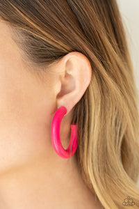 Woodsy Wonder - Pink-Jewelry-Just Because Jewels, Paparazzi Accessories-Just Because Jewels