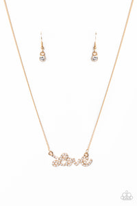 Head Over Heels In Love - Gold-Jewelry-Just Because Jewels, Paparazzi Accessories-Just Because Jewels