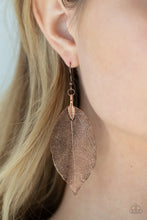 Load image into Gallery viewer, Leafy Legacy - Copper-Jewelry-Just Because Jewels, Paparazzi Accessories-Just Because Jewels